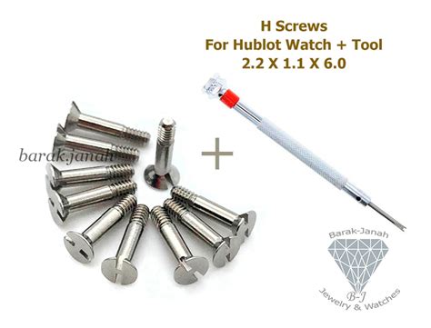 hublot screws for sale|4pcs Silver H Screw for Hublot Watches 6mm .